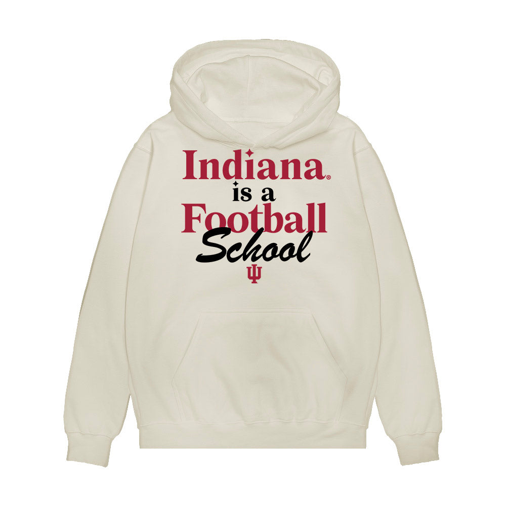 Indiana - NCAA Football : Kyler Kropp - Flipping Champs Premium Hooded Sweatshirt-0