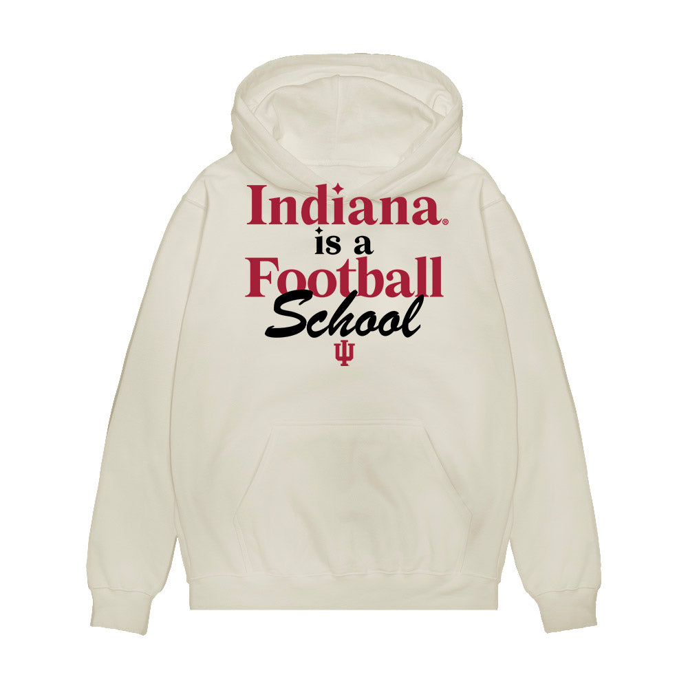 Indiana - NCAA Football : Jeffrey Utzinger - Flipping Champs Premium Hooded Sweatshirt-0