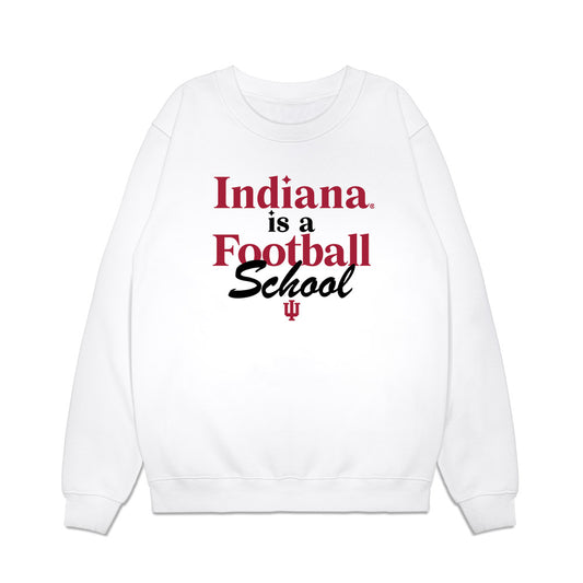 Indiana - NCAA Football : Roman Hemby - Flipping Champs Premium Crewneck Sweatshirt-0