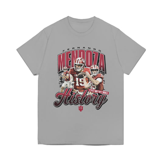 Indiana - NCAA Football : Fernando Mendoza - Flipping Champs Comfort Colors T-Shirt-0