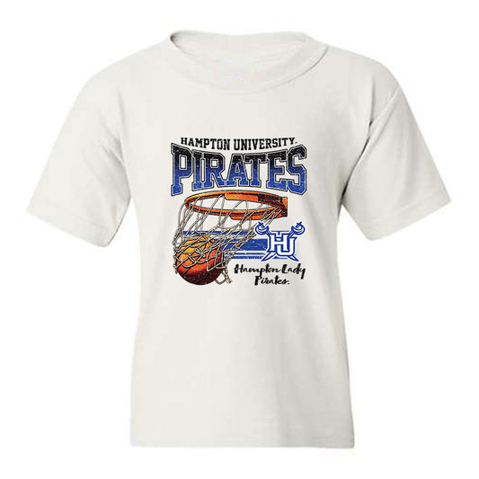Hampton - NCAA Men's Basketball : Jalyke Gaines-Wyatt - Vintage Shersey Youth T-Shirt-0