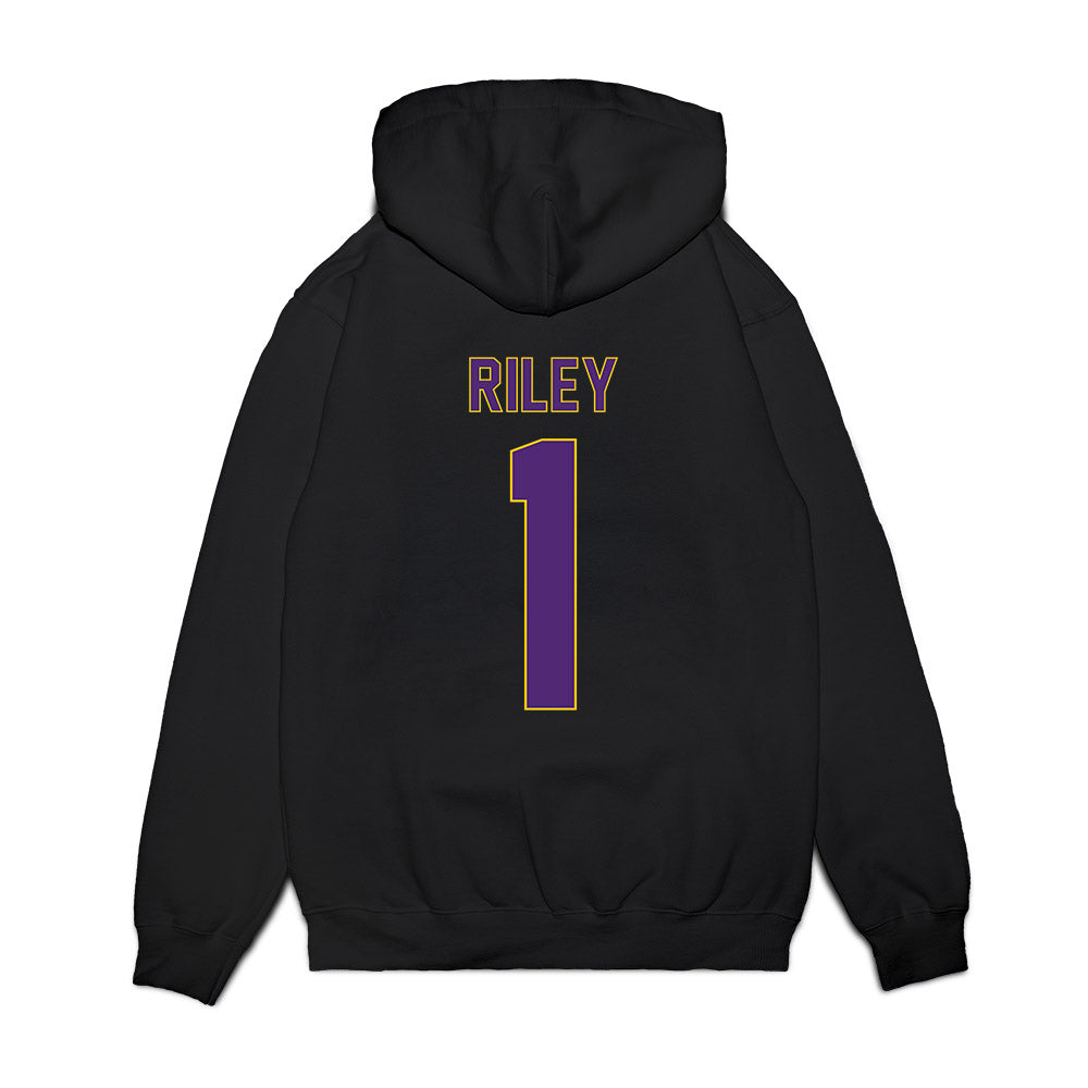 WIU - NCAA Men's Basketball : Jack Riley - Vintage Basketball Premium Hooded Sweatshirt-1