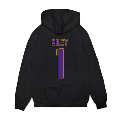 WIU - NCAA Men's Basketball : Jack Riley - Vintage Basketball Premium Hooded Sweatshirt-1