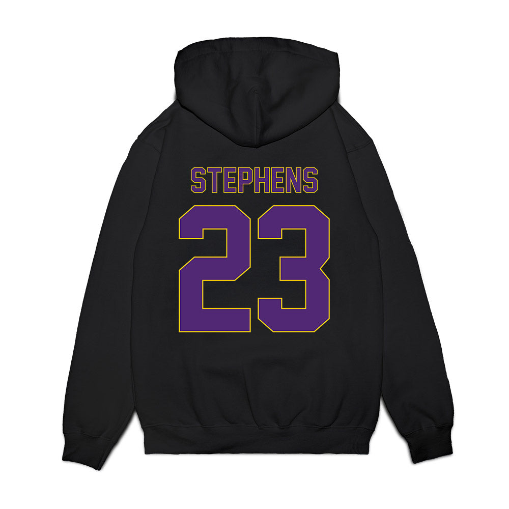 WIU - NCAA Men's Basketball : Danny Stephens - Vintage Basketball Premium Hooded Sweatshirt-1