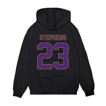 WIU - NCAA Men's Basketball : Danny Stephens - Vintage Basketball Premium Hooded Sweatshirt-1