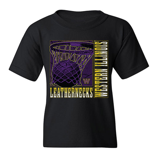 WIU - NCAA Men's Basketball : Goanar Biliew - Vintage Basketball Youth T-Shirt-0