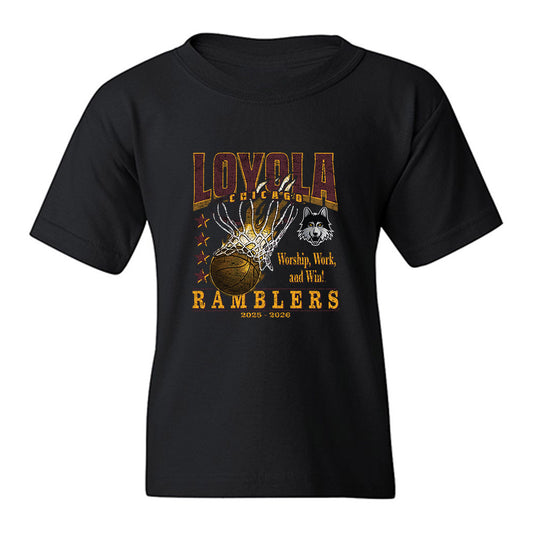 Loyola - NCAA Women's Basketball : Audrey Deptula - Vintage Basketball Youth T-Shirt-0
