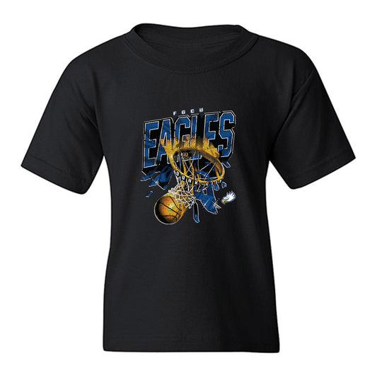 FGCU - NCAA Women's Basketball : Jordan Campbell - Vintage Basketball Youth T-Shirt-0