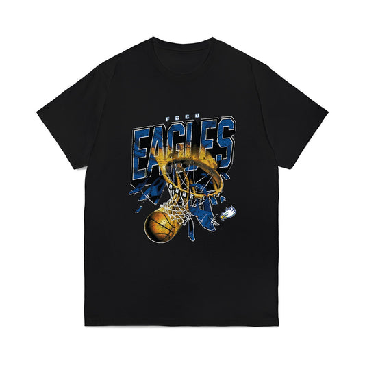 FGCU - NCAA Women's Basketball : Anasia Staton - Vintage Basketball Comfort Colors T-Shirt-0