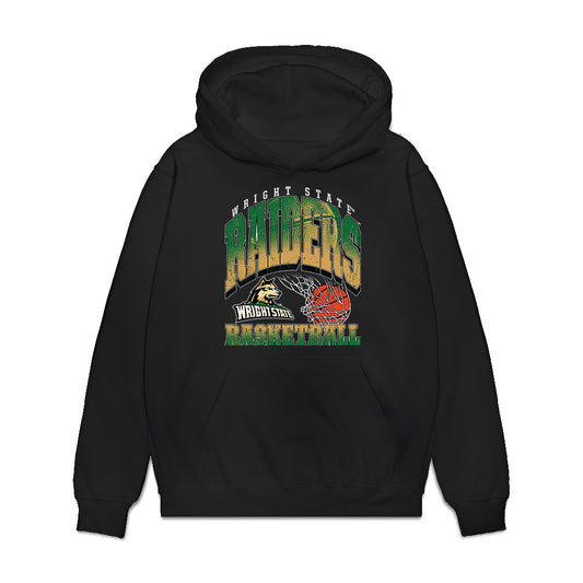 Wright State - NCAA Men's Basketball : Solomon Callaghan - Vintage Shersey Premium Hooded Sweatshirt-0
