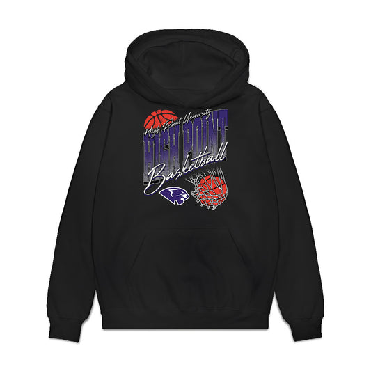 High Point - NCAA Men's Basketball : Josh Ibukunoluwa - Vintage Basketball Premium Hooded Sweatshirt-0