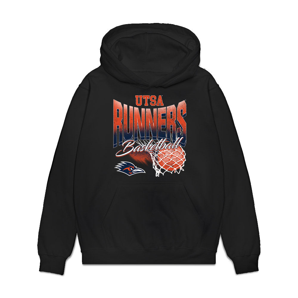 UTSA - NCAA Men's Basketball : Stanley Borden - Vintage Basketball Premium Hooded Sweatshirt-0