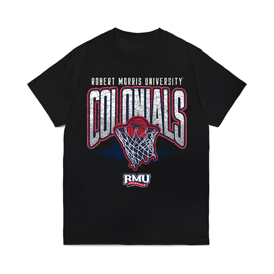 Robert Morris - NCAA Women's Basketball : Myriam Traore - Vintage Basketball Comfort Colors T-Shirt-0