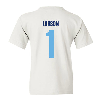 Drake - NCAA Men's Basketball : Owen Larson - Vintage Shersey Youth T-Shirt-1