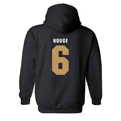 Oakland - NCAA Men's Basketball : Michael Houge - Vintage Shersey Hooded Sweatshirt-1