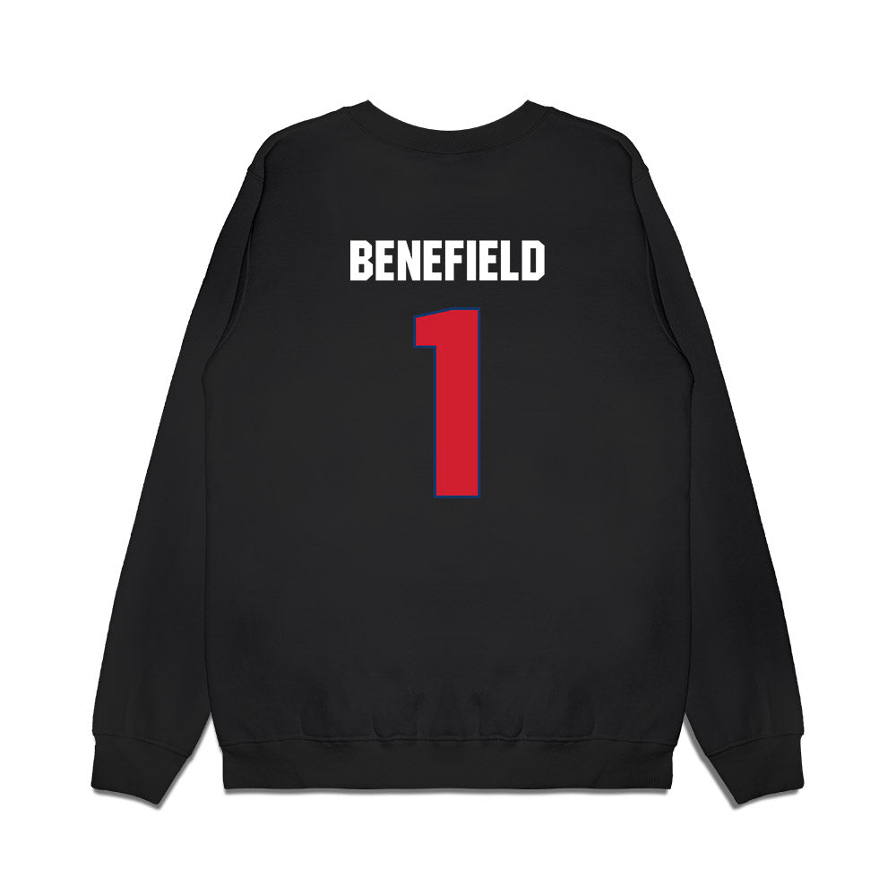 Francis Marion - NCAA Women's Basketball : Jaliyah Benefield - Vintage Premium Crewneck Sweatshirt-1