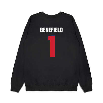 Francis Marion - NCAA Women's Basketball : Jaliyah Benefield - Vintage Premium Crewneck Sweatshirt-1