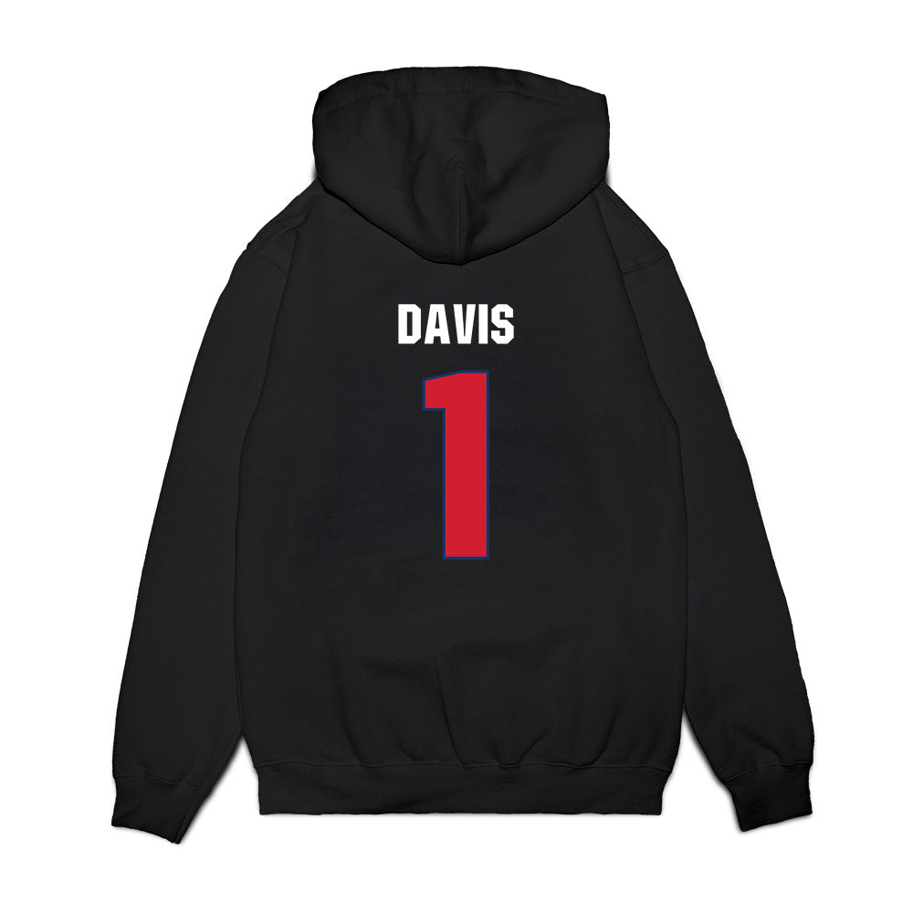 Francis Marion - NCAA Men's Basketball : Shannon Davis - Vintage Premium Hooded Sweatshirt-1