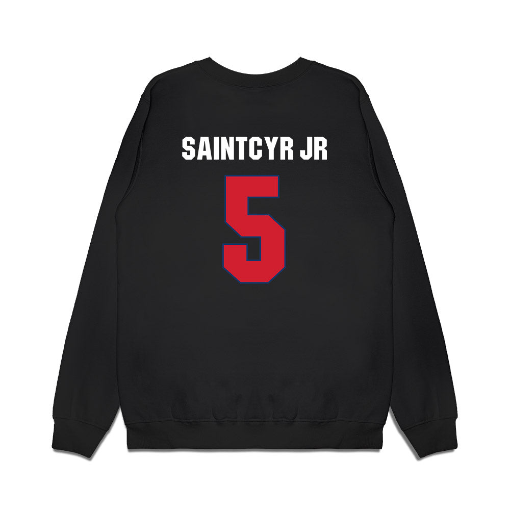 Francis Marion - NCAA Men's Basketball : Farid SaintCyr Jr - Vintage Premium Crewneck Sweatshirt-1