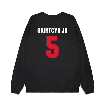 Francis Marion - NCAA Men's Basketball : Farid SaintCyr Jr - Vintage Premium Crewneck Sweatshirt-1