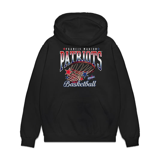 Francis Marion - NCAA Men's Basketball : Farid SaintCyr Jr - Vintage Premium Hooded Sweatshirt-0
