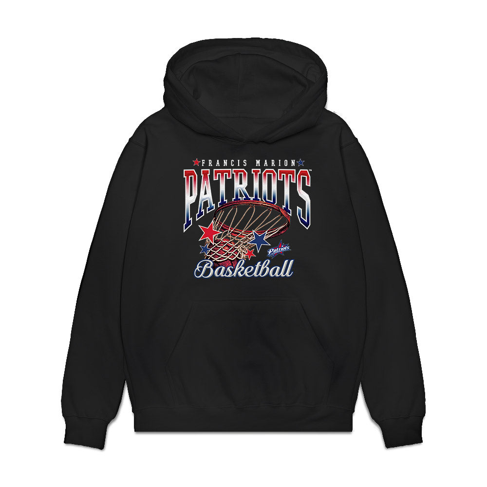 Francis Marion - NCAA Men's Basketball : Shannon Davis - Vintage Premium Hooded Sweatshirt-0