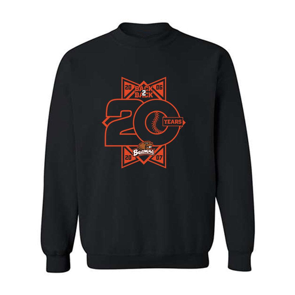 Oregon State - NCAA Baseball : Tyler Inge - 20th Anniversary v1 Crewneck Sweatshirt-0