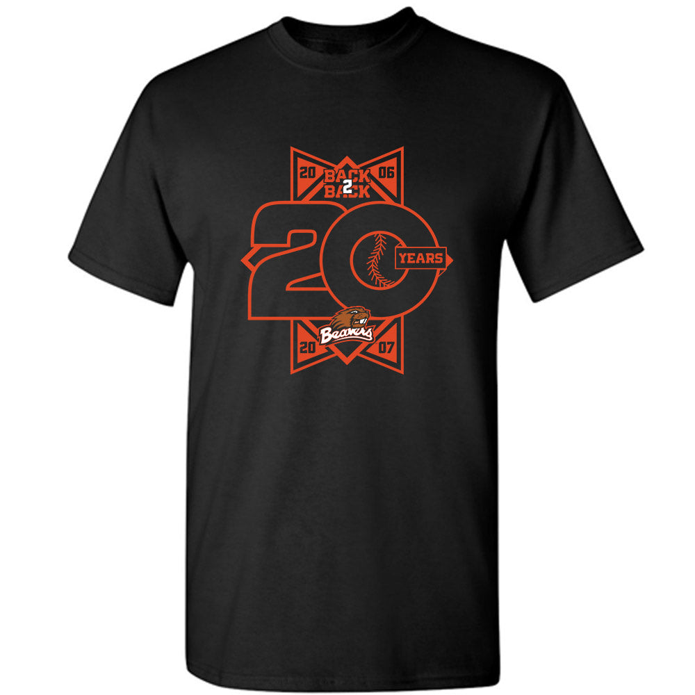 Oregon State - NCAA Baseball : Trevor Kaiser - 20th Anniversary v1 T-Shirt-0
