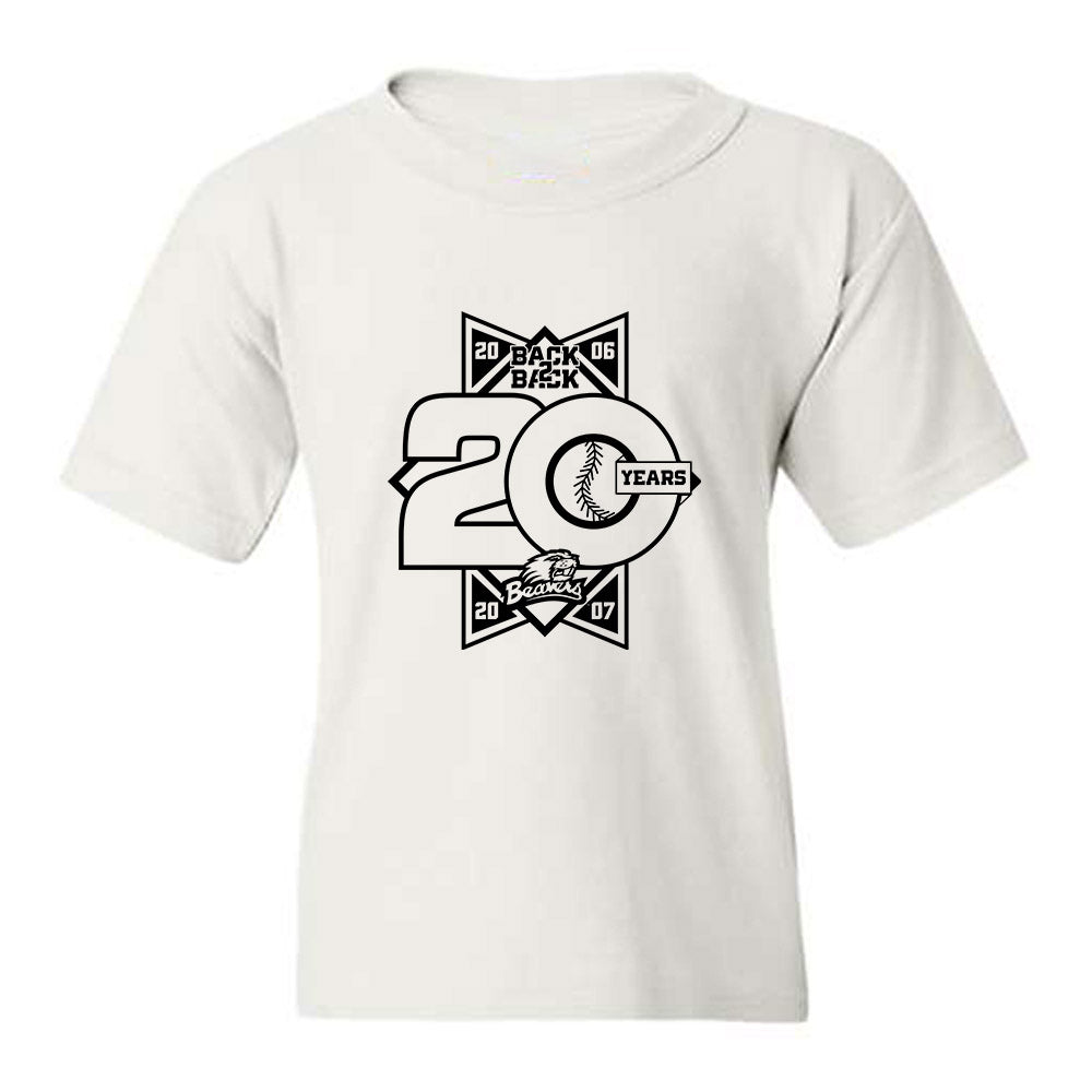 Oregon State - NCAA Baseball : Tyler Bellerose - 20th Anniversary v2 Youth T-Shirt-0