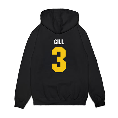 La Salle - NCAA Men's Basketball : Anwar Gill - Vintage Basketball Premium Hooded Sweatshirt-1