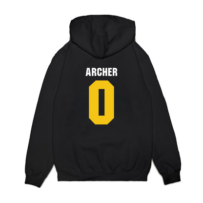 La Salle - NCAA Men's Basketball : Justin Archer - Vintage Basketball Premium Hooded Sweatshirt-1