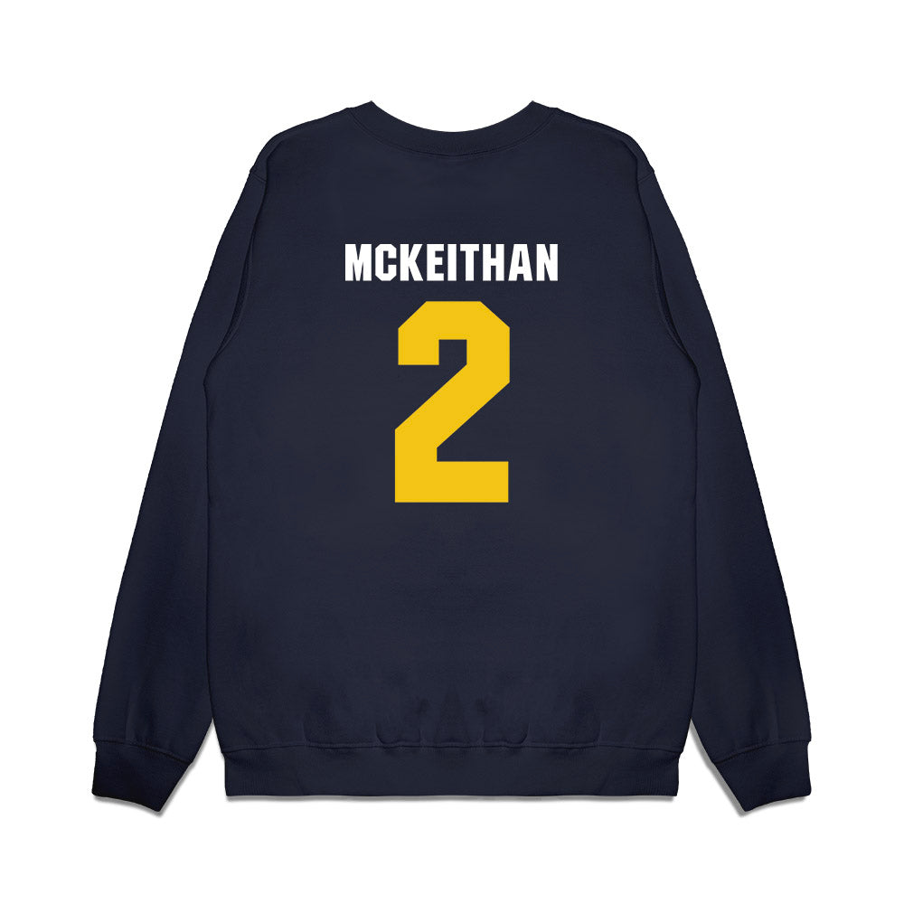 La Salle - NCAA Men's Basketball : Corey McKeithan - Vintage Basketball Premium Crewneck Sweatshirt-1