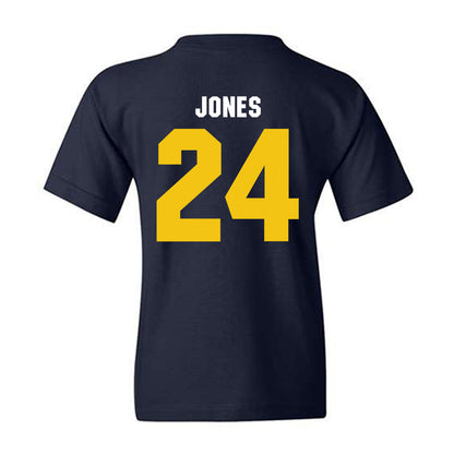 La Salle - NCAA Men's Basketball : Deuce Jones - Vintage Basketball Youth T-Shirt-1