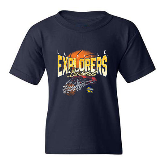 La Salle - NCAA Men's Basketball : Truth Harris - Vintage Basketball Youth T-Shirt-0