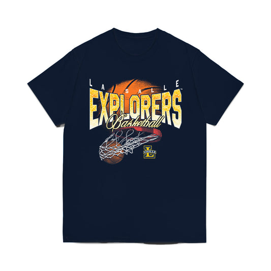 La Salle - NCAA Men's Basketball : Truth Harris - Vintage Basketball Comfort Colors T-Shirt-0