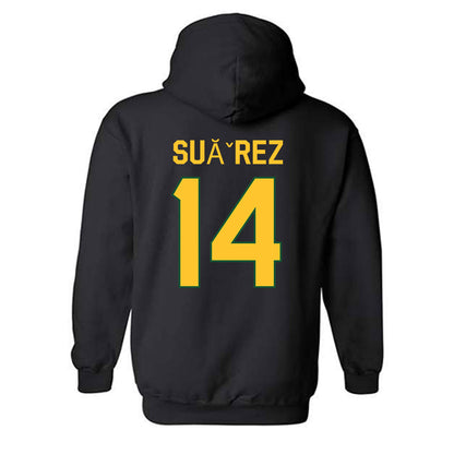 GMU - NCAA Women's Basketball : Paula SuĂˇrez - Vintage Shersey Hooded Sweatshirt-1