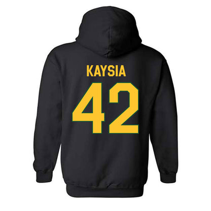 GMU - NCAA Women's Basketball : Nalani Kaysia - Vintage Shersey Hooded Sweatshirt-1