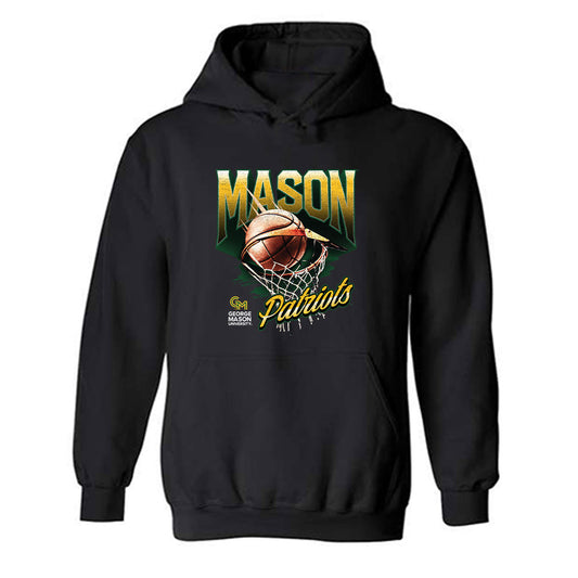 GMU - NCAA Women's Basketball : Mary Amoateng - Vintage Shersey Hooded Sweatshirt-0