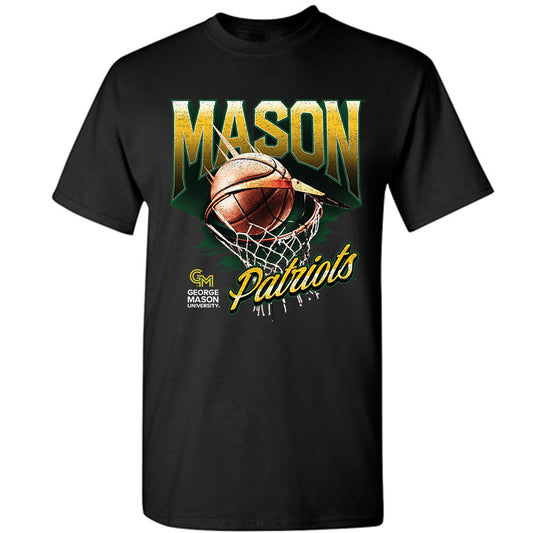GMU - NCAA Men's Basketball : Emmett Adair - Vintage Shersey T-Shirt-0