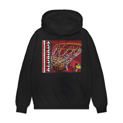 Illinois State - NCAA Women's Basketball : Jordan Fenske - Vintage Basketball Premium Hooded Sweatshirt-0