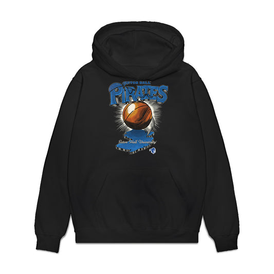 Seton Hall - NCAA Men's Basketball : Treymane Parker - Vintage Shersey Premium Hooded Sweatshirt-0