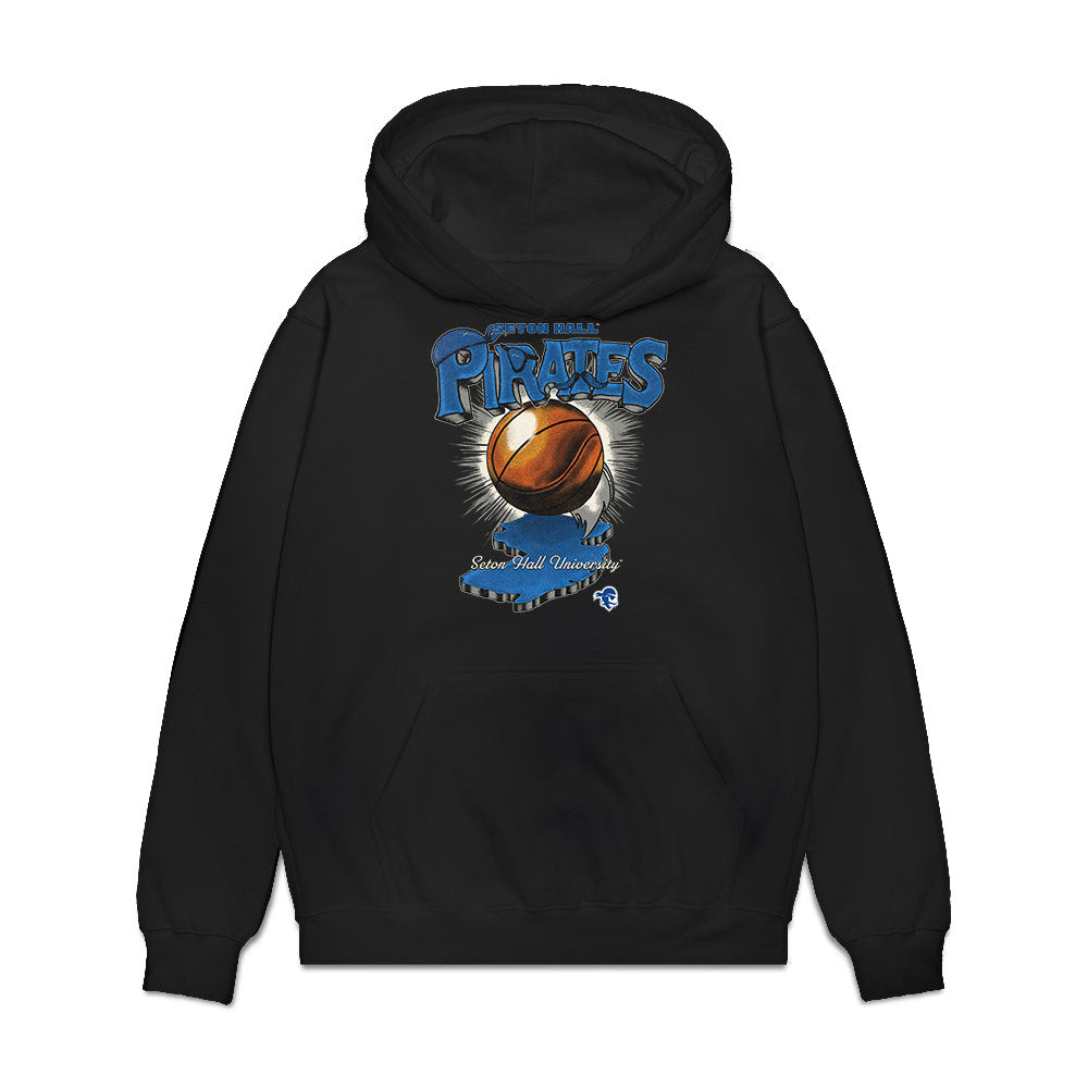 Seton Hall - NCAA Men's Basketball : Tajuan Simpkins - Vintage Shersey Premium Hooded Sweatshirt-0