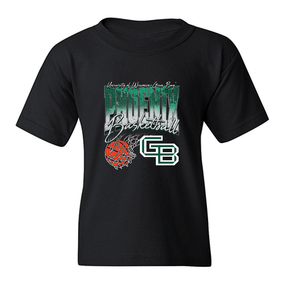 UW Green Bay - NCAA Men's Basketball : Preston Ruedinger - Vintage Youth T-Shirt-0