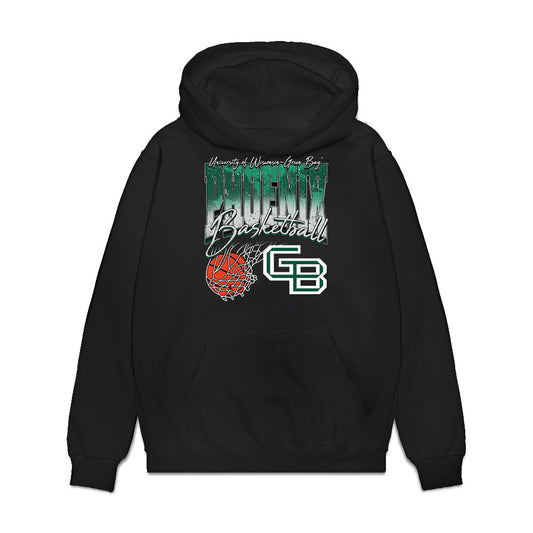UW Green Bay - NCAA Women's Basketball : Meghan Schultz - Vintage Premium Hooded Sweatshirt-0