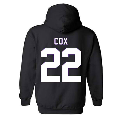 Central Arkansas - NCAA Women's Basketball : Alivia Cox - Vintage Shersey Hooded Sweatshirt-1