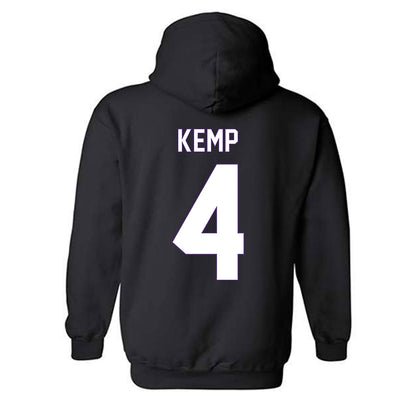 Central Arkansas - NCAA Women's Basketball : Cheyanne Kemp - Vintage Shersey Hooded Sweatshirt-1