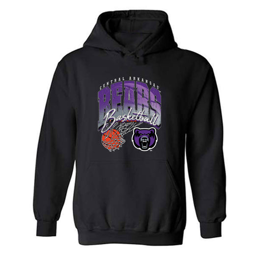 Central Arkansas - NCAA Men's Basketball : Camren Hunter - Vintage Shersey Hooded Sweatshirt-0