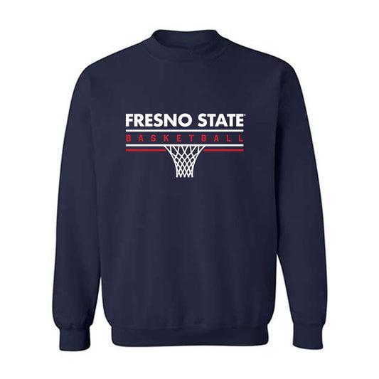 Fresno State - NCAA Women's Basketball : Danae Powell - Sports Shersey Crewneck Sweatshirt-0
