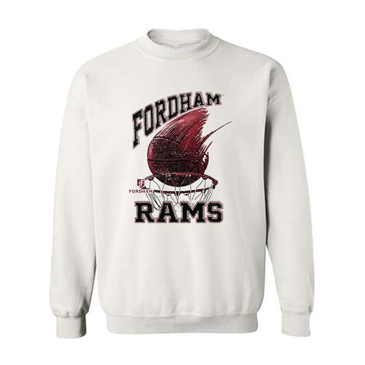 Fordham - NCAA Men's Basketball : Roor Akhuar - Vintage Shersey Crewneck Sweatshirt-0