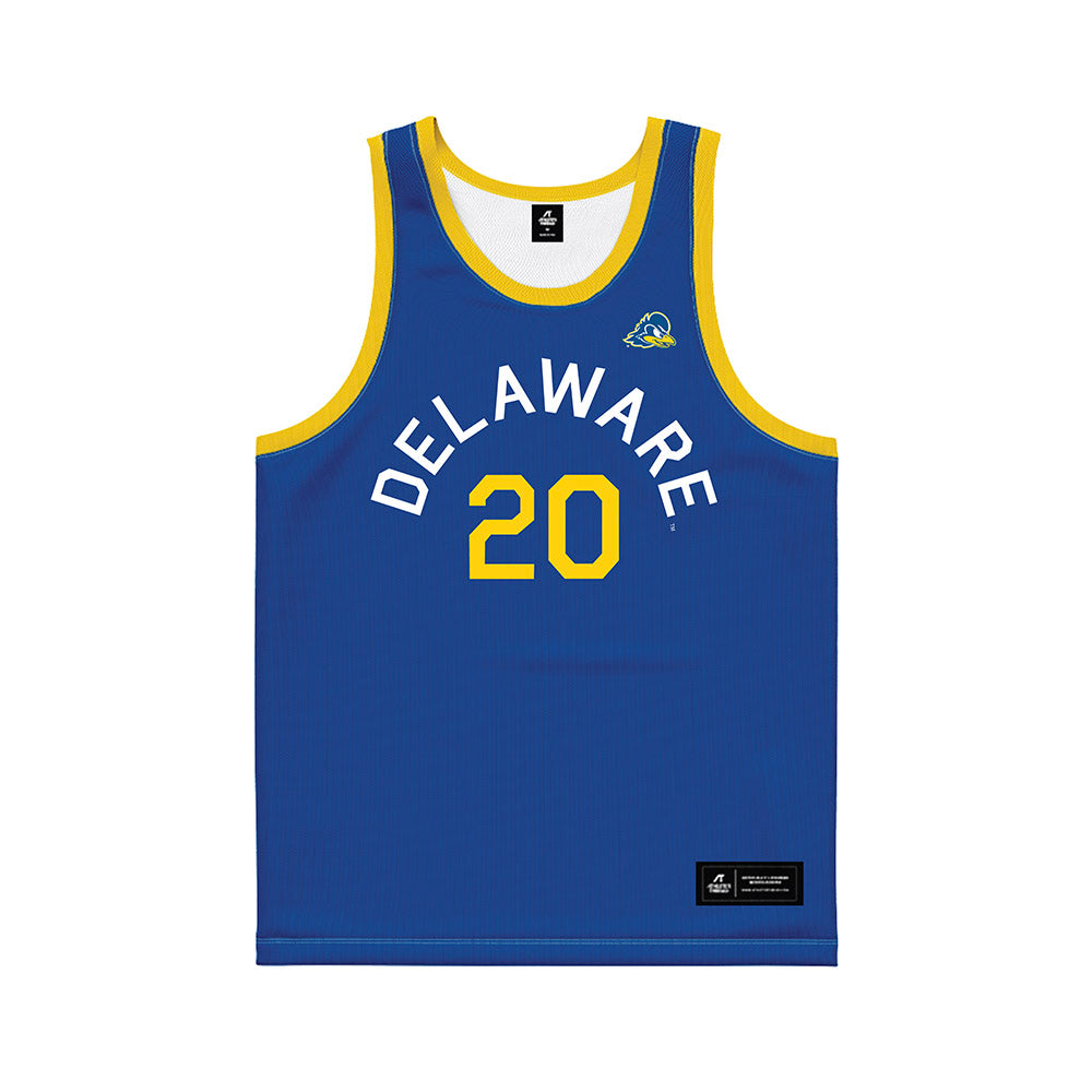 Delaware - NCAA Men's Basketball : Alex Kazanecki - Hardwood Reissue Basketball Jersey-0